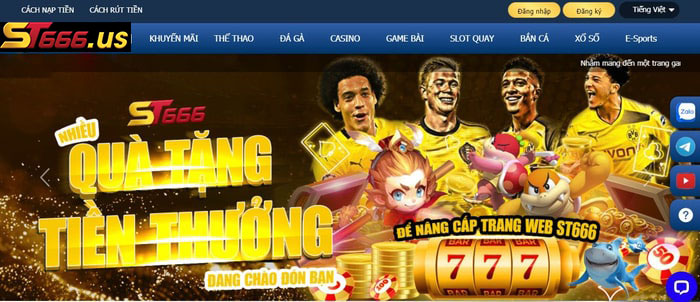 Review Casino ST666 - Giao diện bắt mắt có tại nhà cái ST666