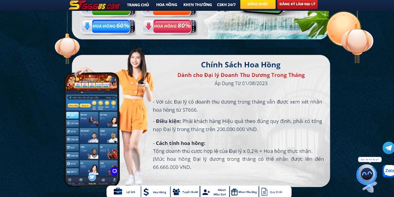 Một số thông tin về chương trình đại lý khuyến mãi ST666