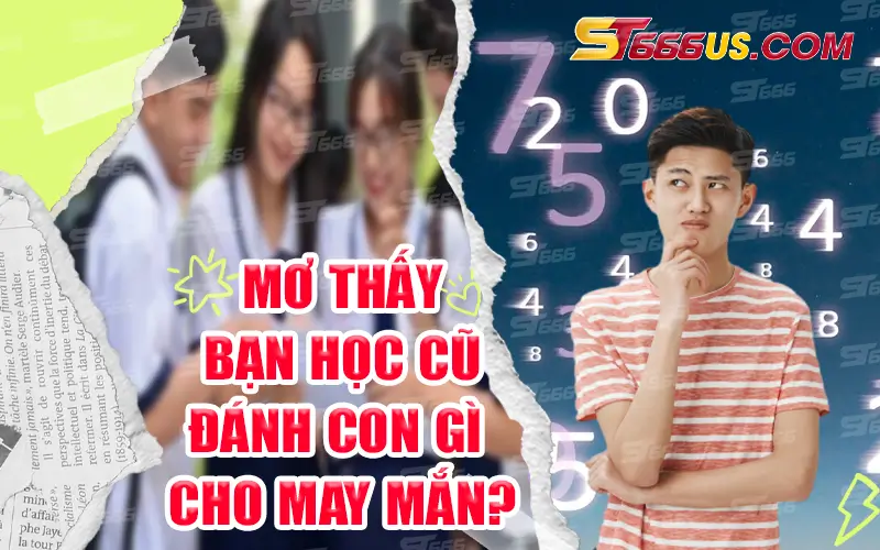 Mơ thấy bạn học cũ đánh con gì?